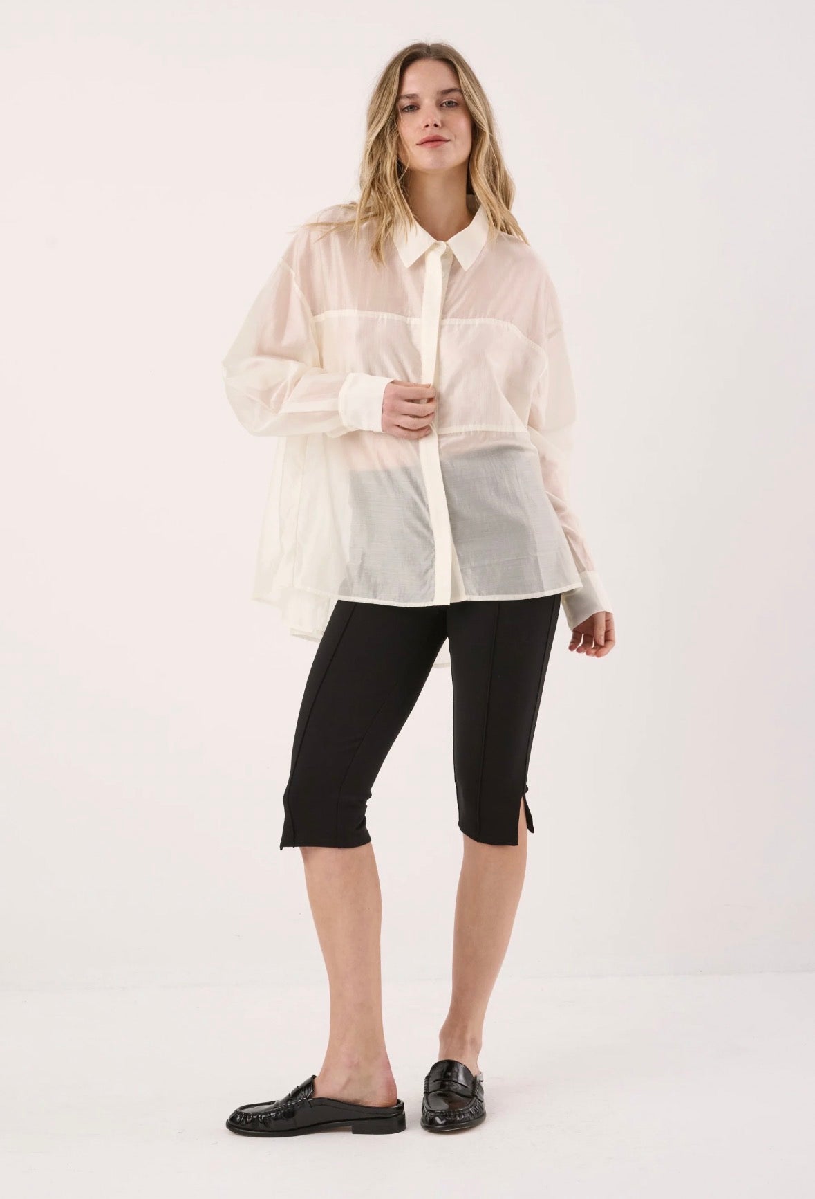 Val Oversized Shirt - White