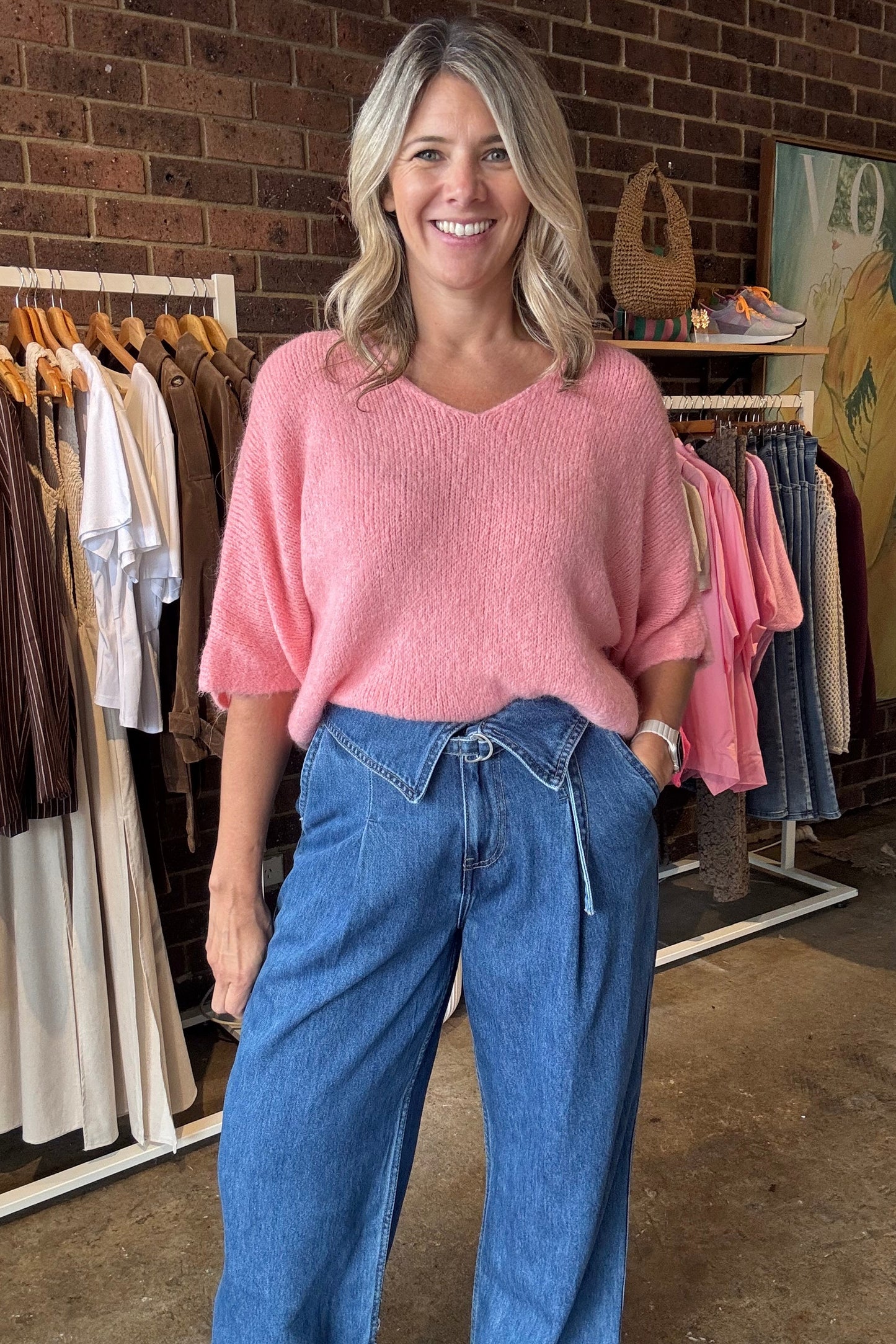 Whitney Knit - Coral