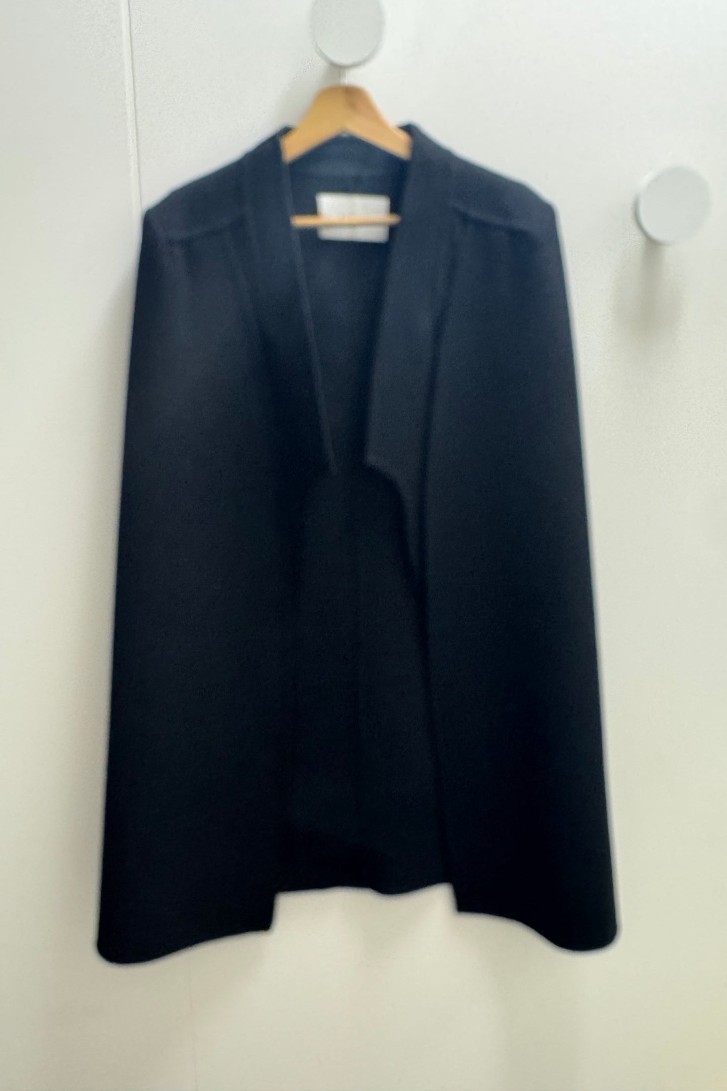 Sheike Cape Coat - Black