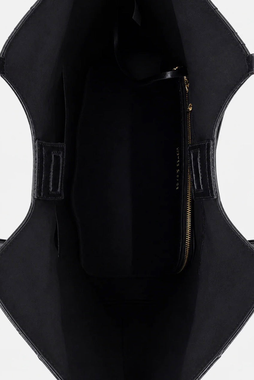 Mae Woven Bag - Black