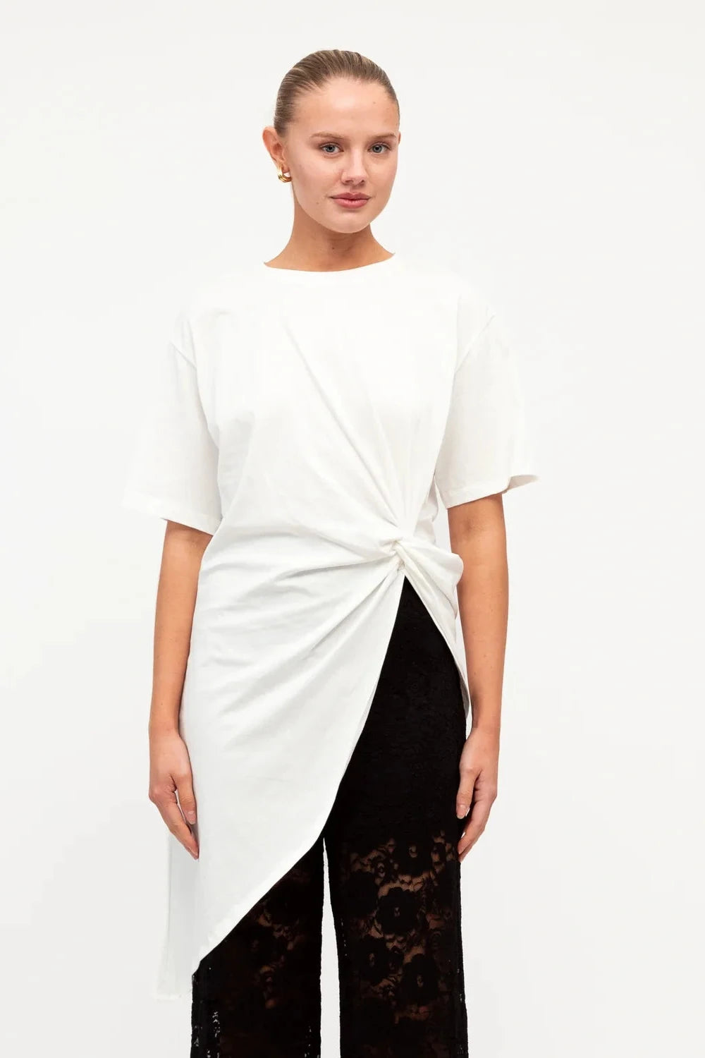 Becker Peplum Top - White