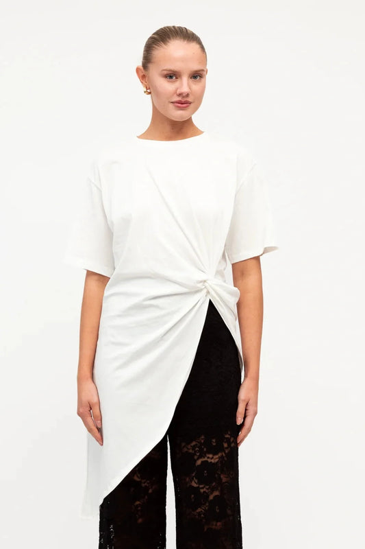 Becker Peplum Top - White