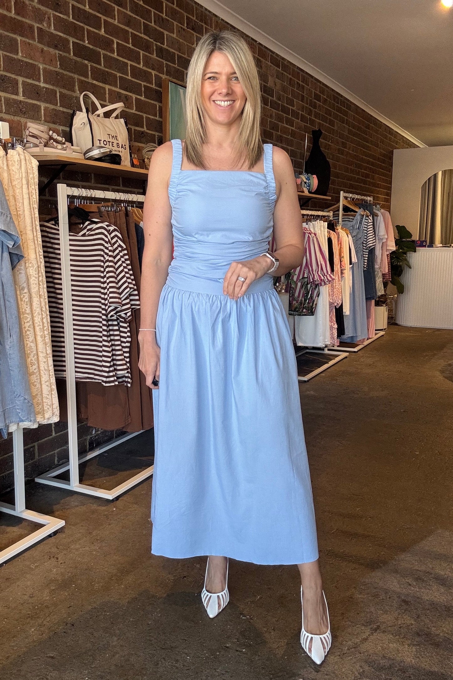 Bonnie Dress - Pale Blue