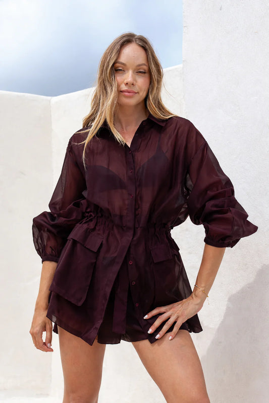 Banx Anorak - Black Cherry