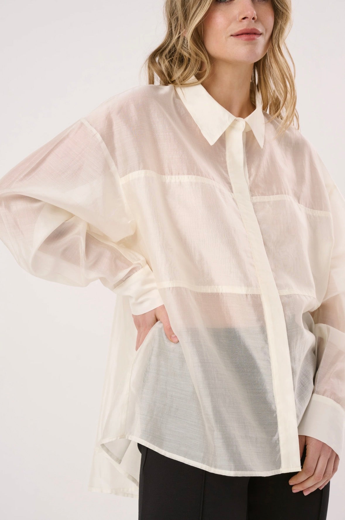 Val Oversized Shirt - White