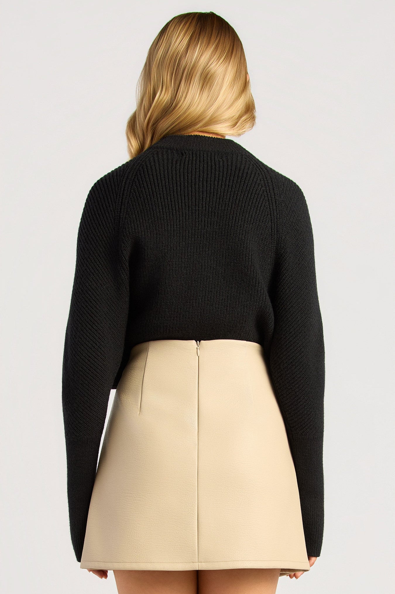 Daisy Batwing Knit - Black