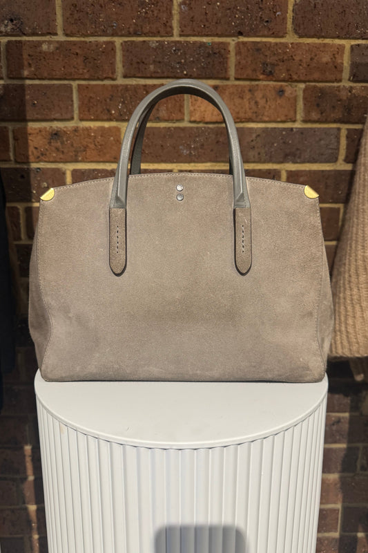 Coach Bag - Grey Suede