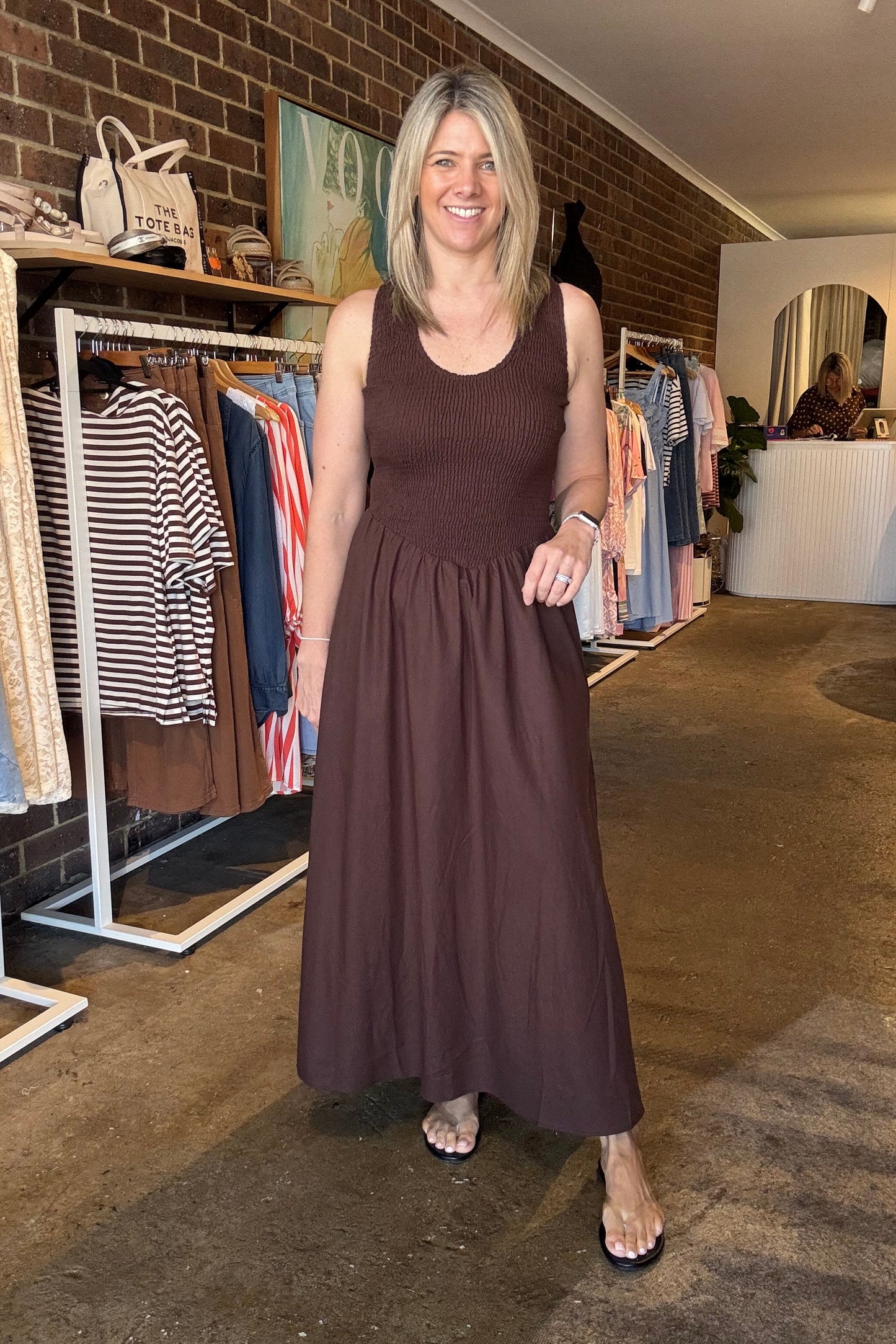 Dasha Dress - Chocolate