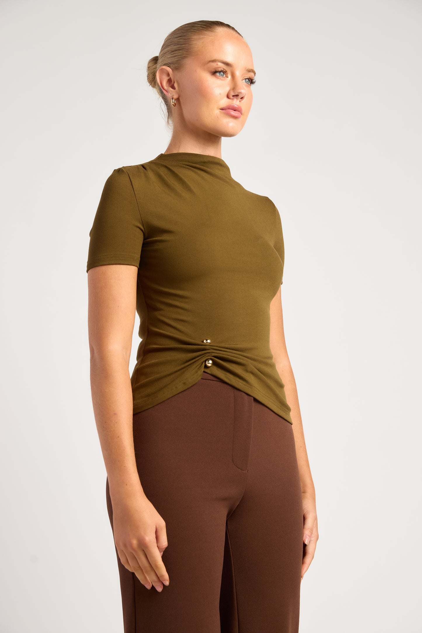 Arizona Knit Top - Olive