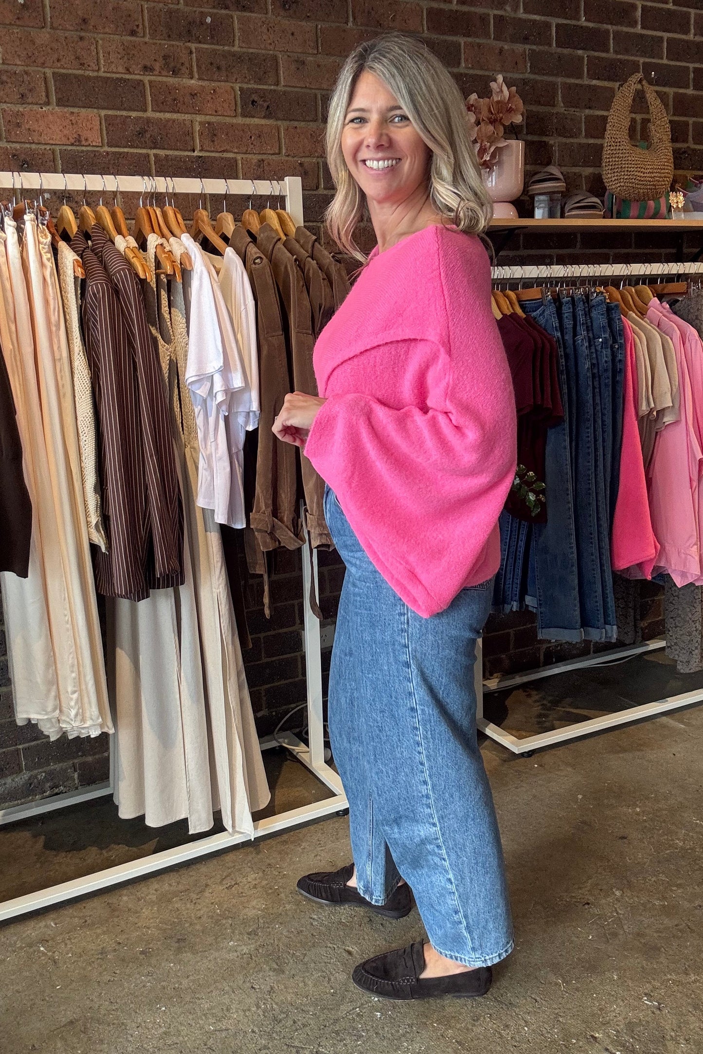 Cher Knit - Hot Pink