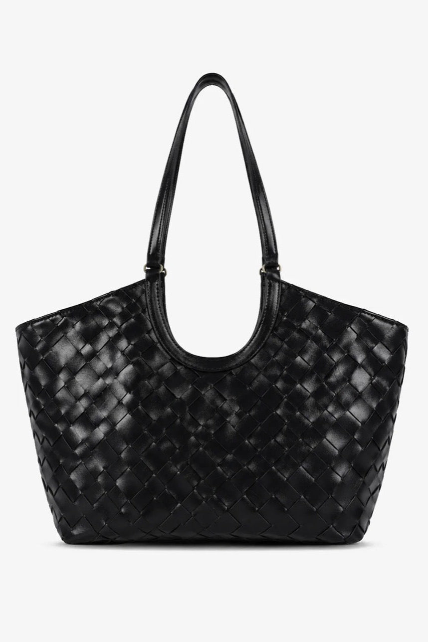 Mae Woven Bag - Black