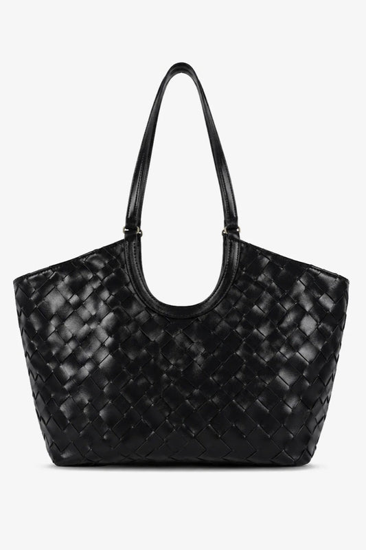 Mae Woven Bag - Black