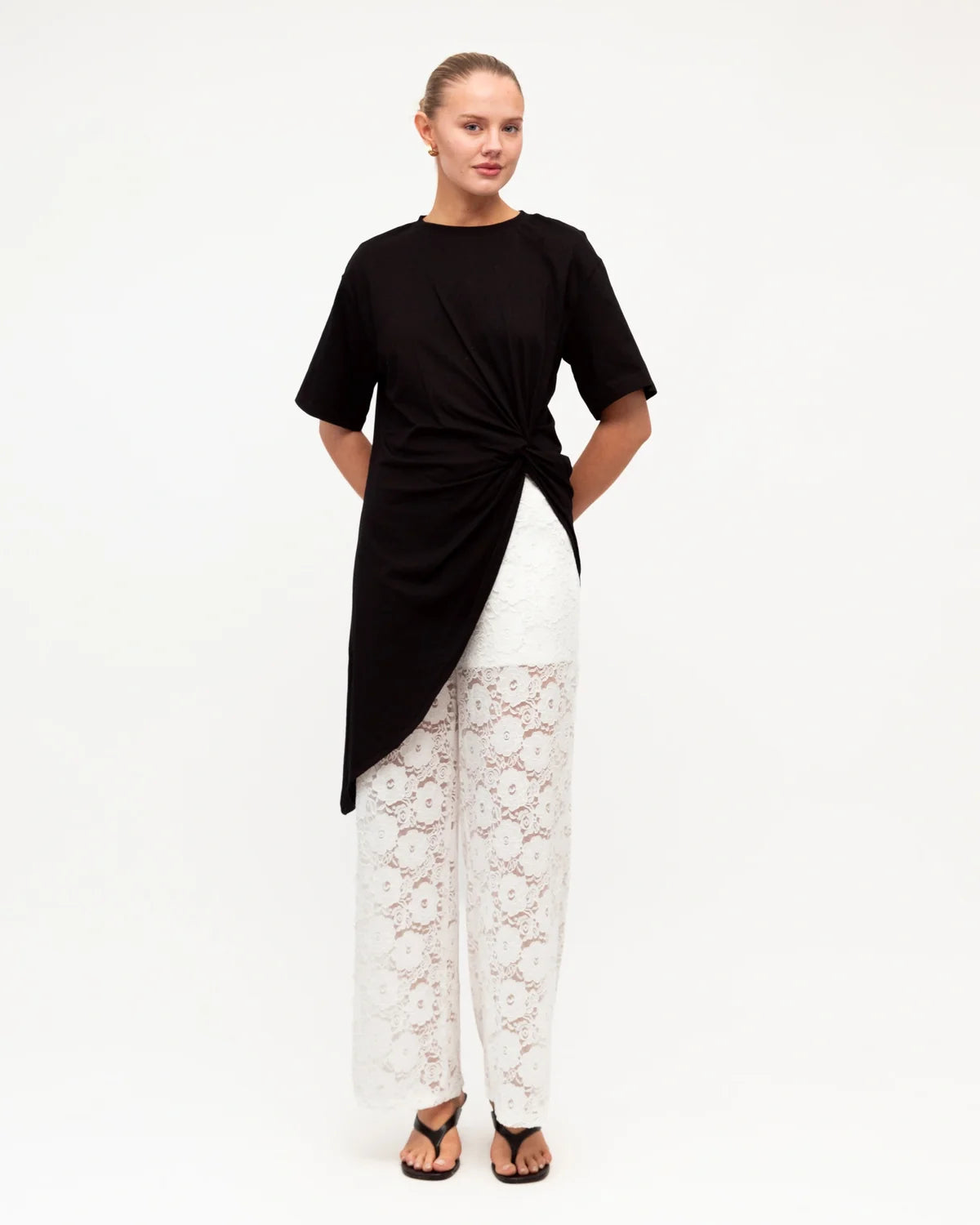 Becker Peplum Top - Black