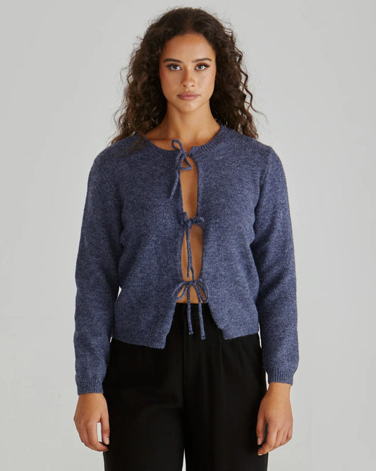 Great Cardi - Navy Marle