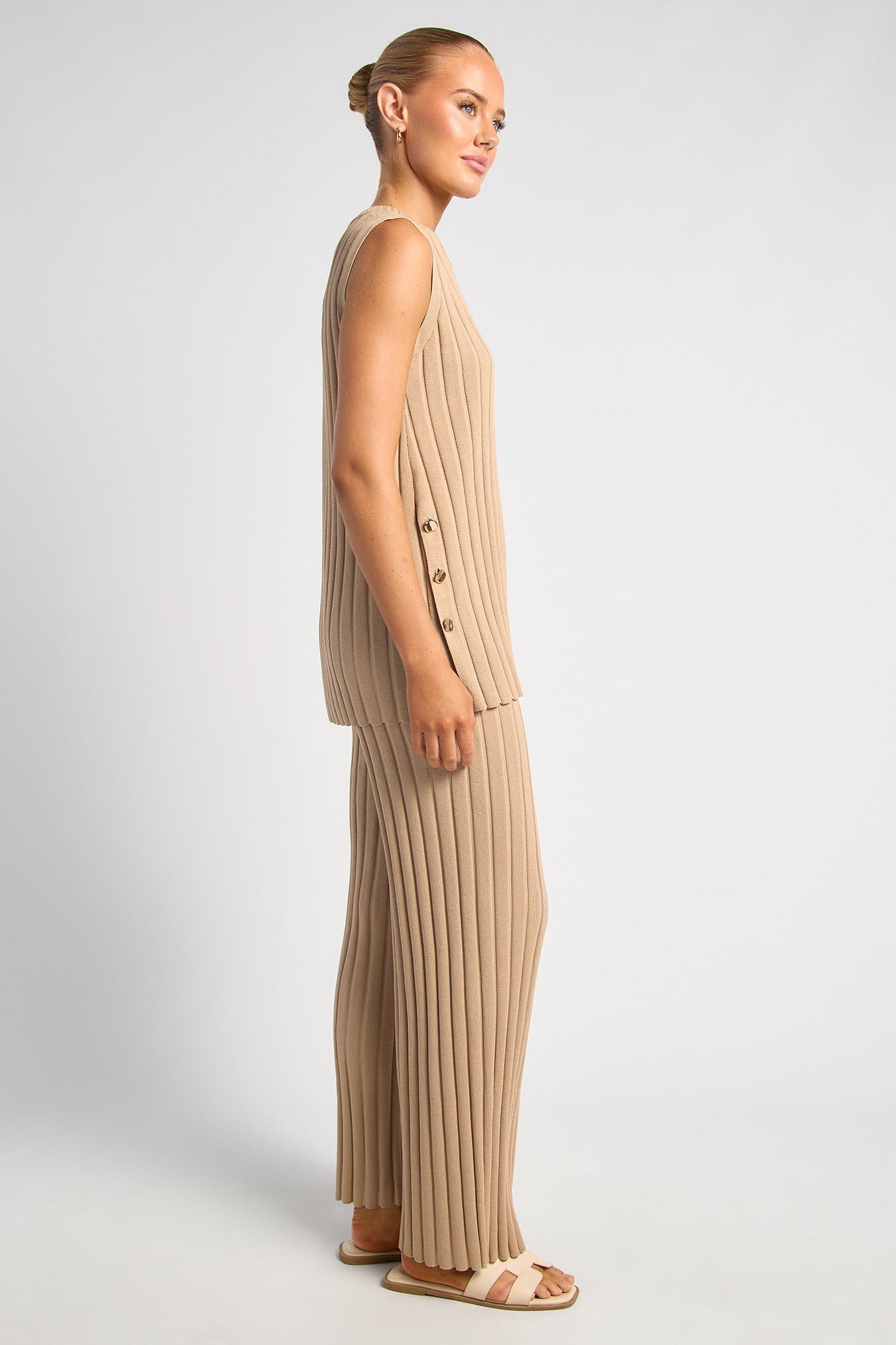 Lorry Knit Top - Latte