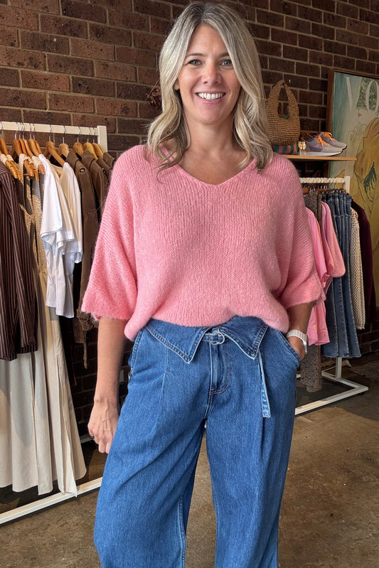 Whitney Knit - Coral