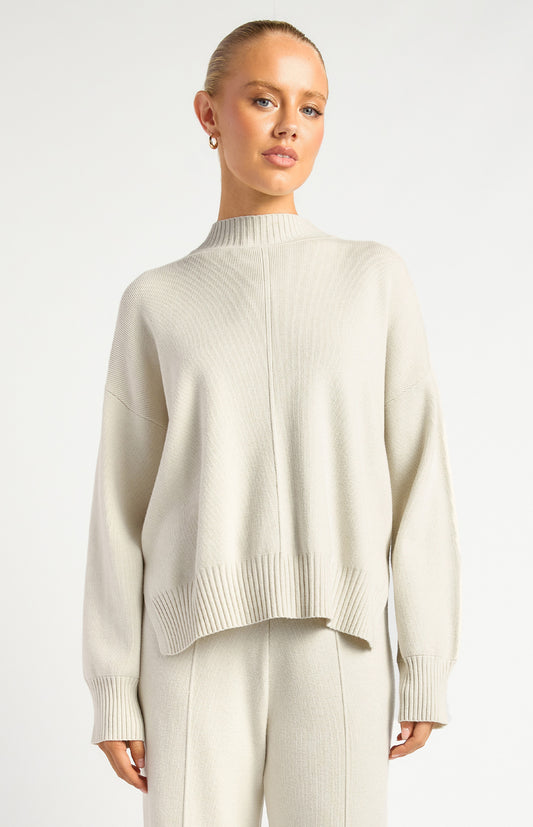Nari Knit Top - Bone