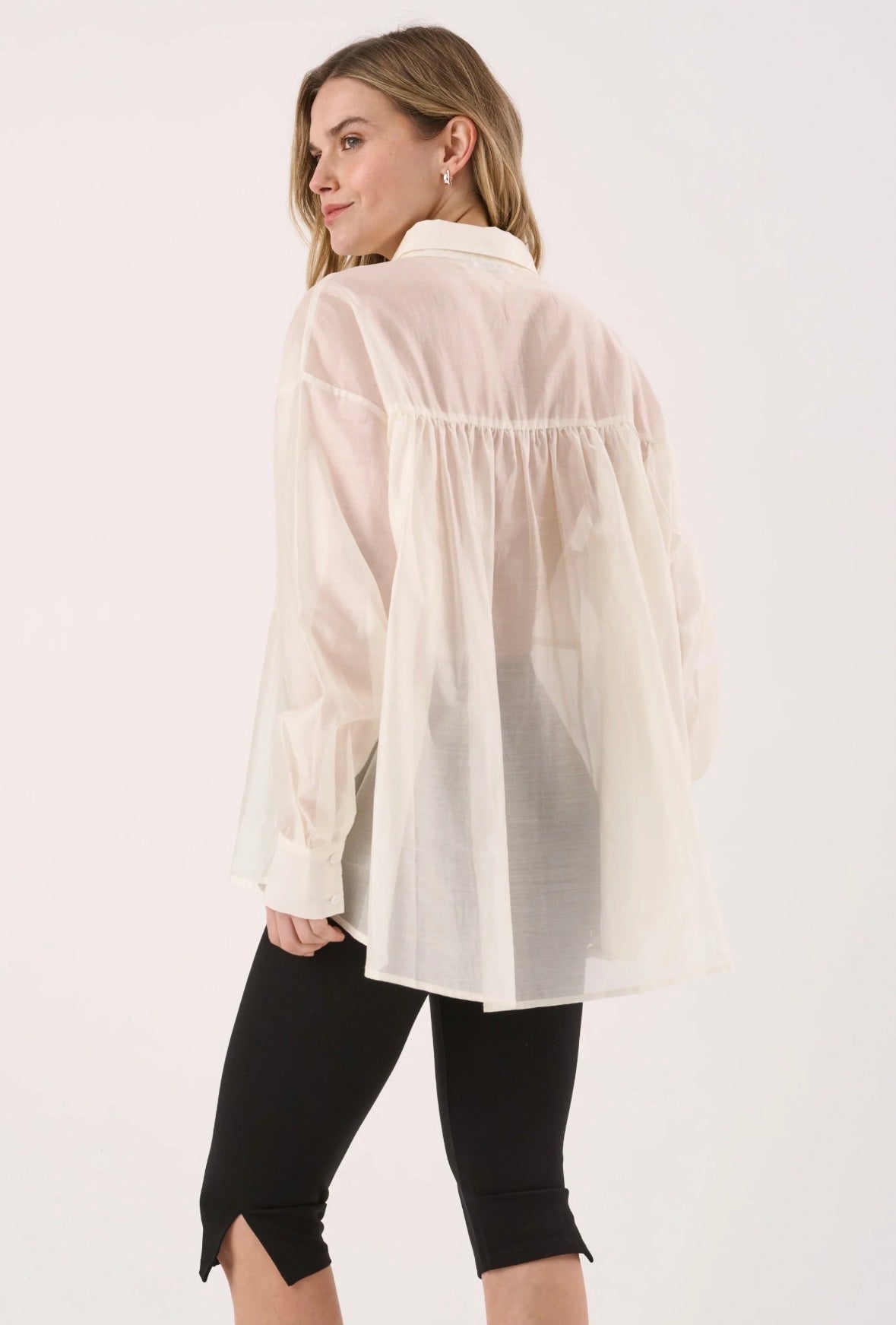 Val Oversized Shirt - White