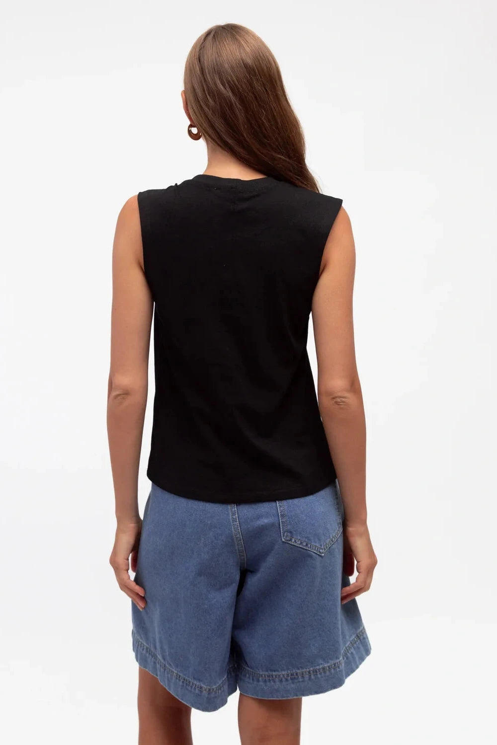 Rebecca Twist Top - Black