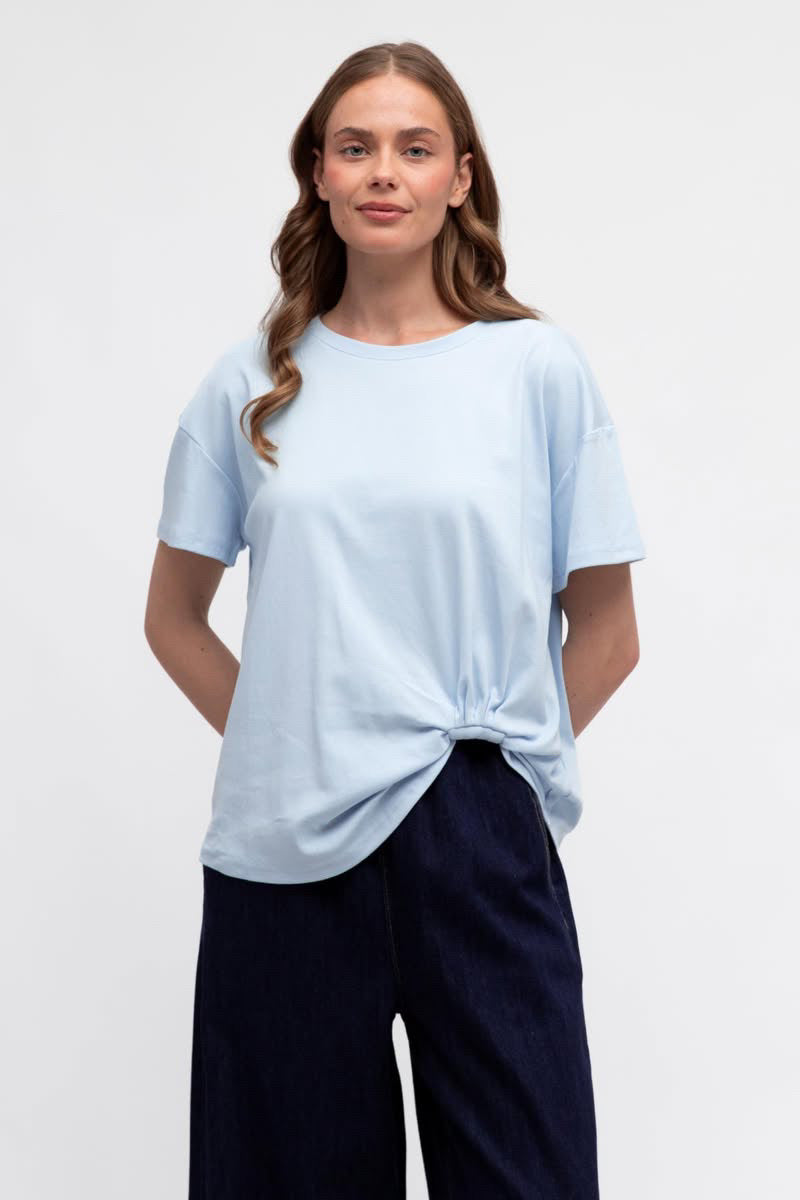 Cansas Easy Tuck Tee - Sky Blue
