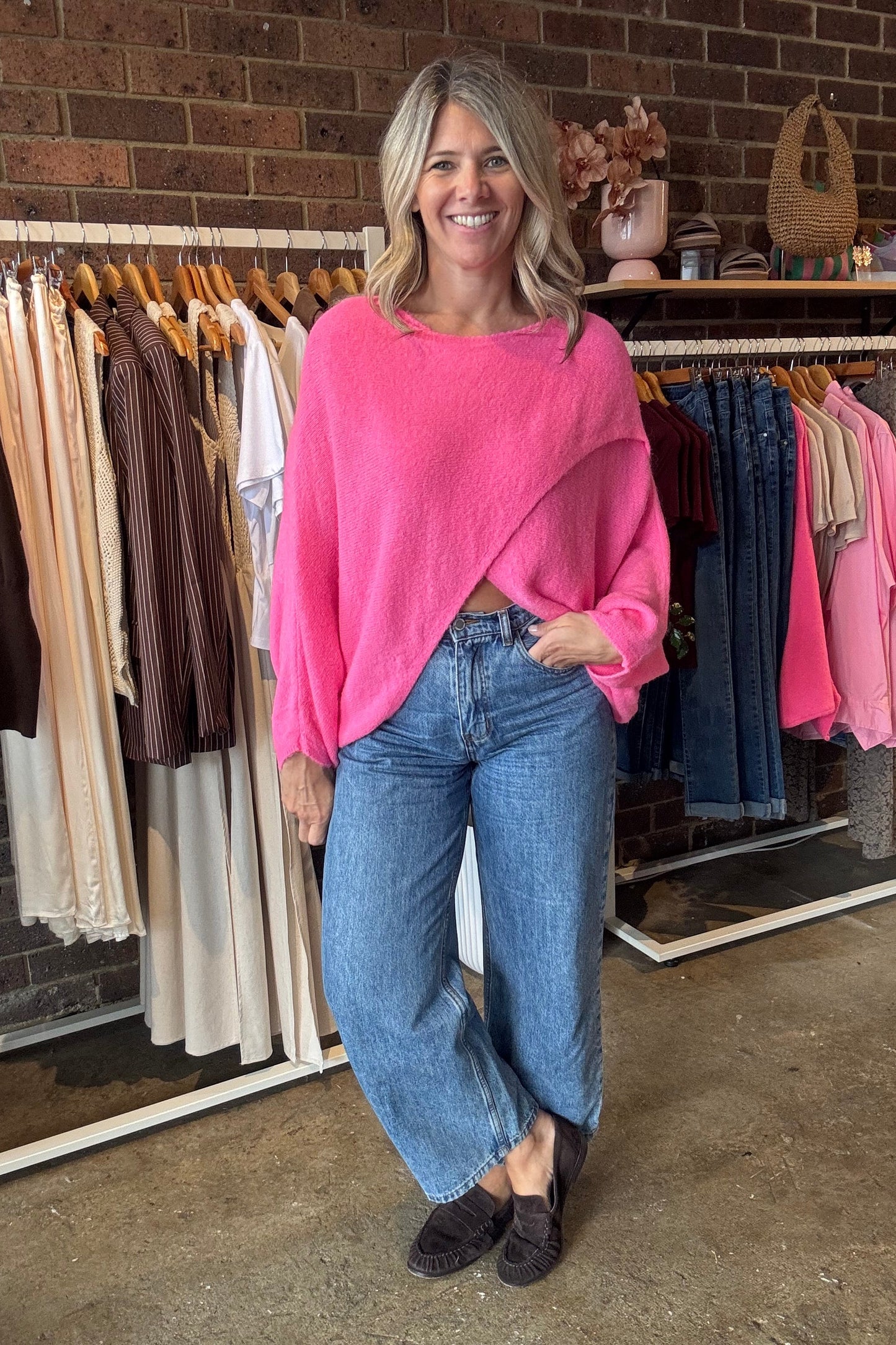 Cher Knit - Hot Pink