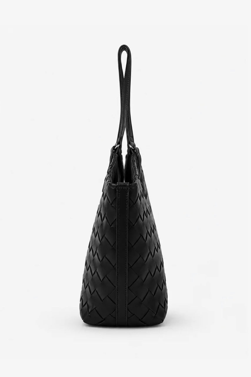 Mae Woven Bag - Black