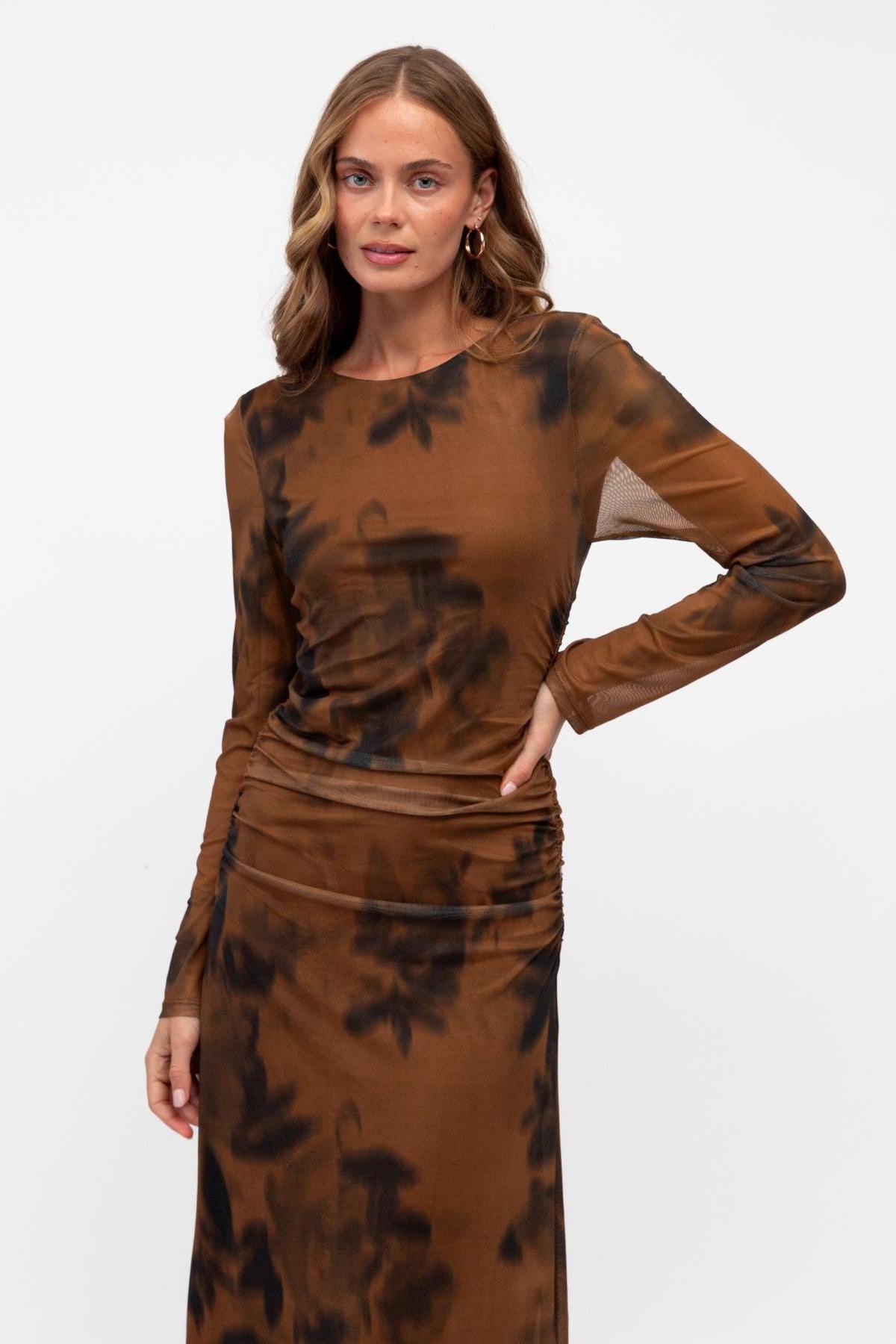 Sherie Sheer Blur Dress