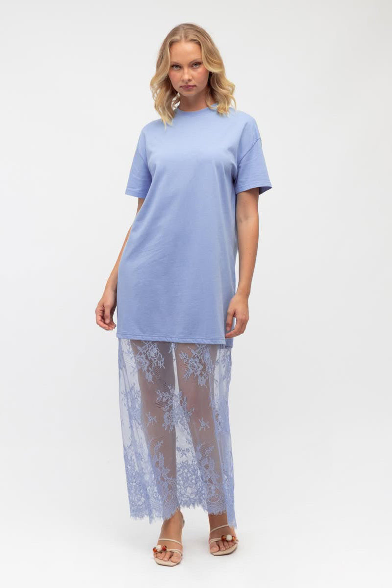 Anika Blue Lace Dress