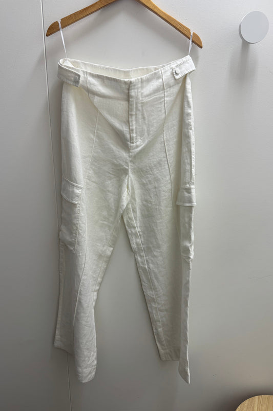Seed White Linen Pants