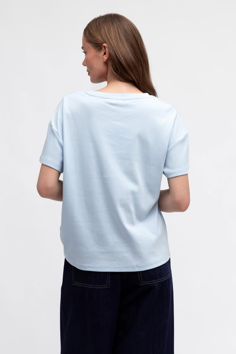 Cansas Easy Tuck Tee - Sky Blue