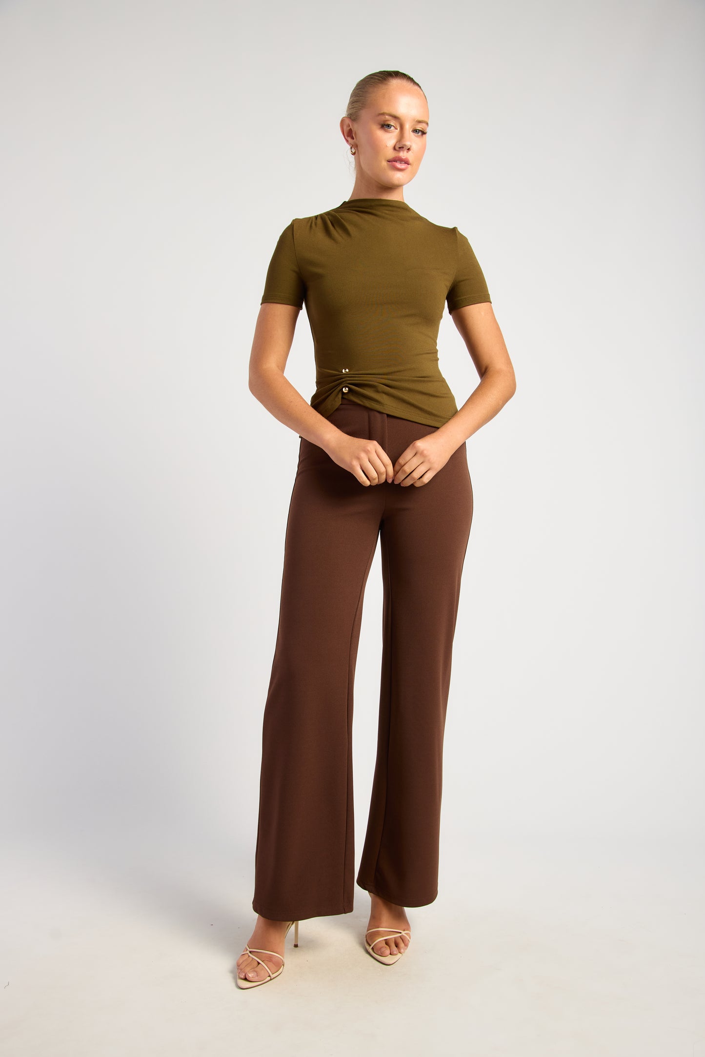 Arizona Knit Top - Olive