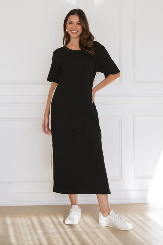 Seattle Playdate Dress - Black & White