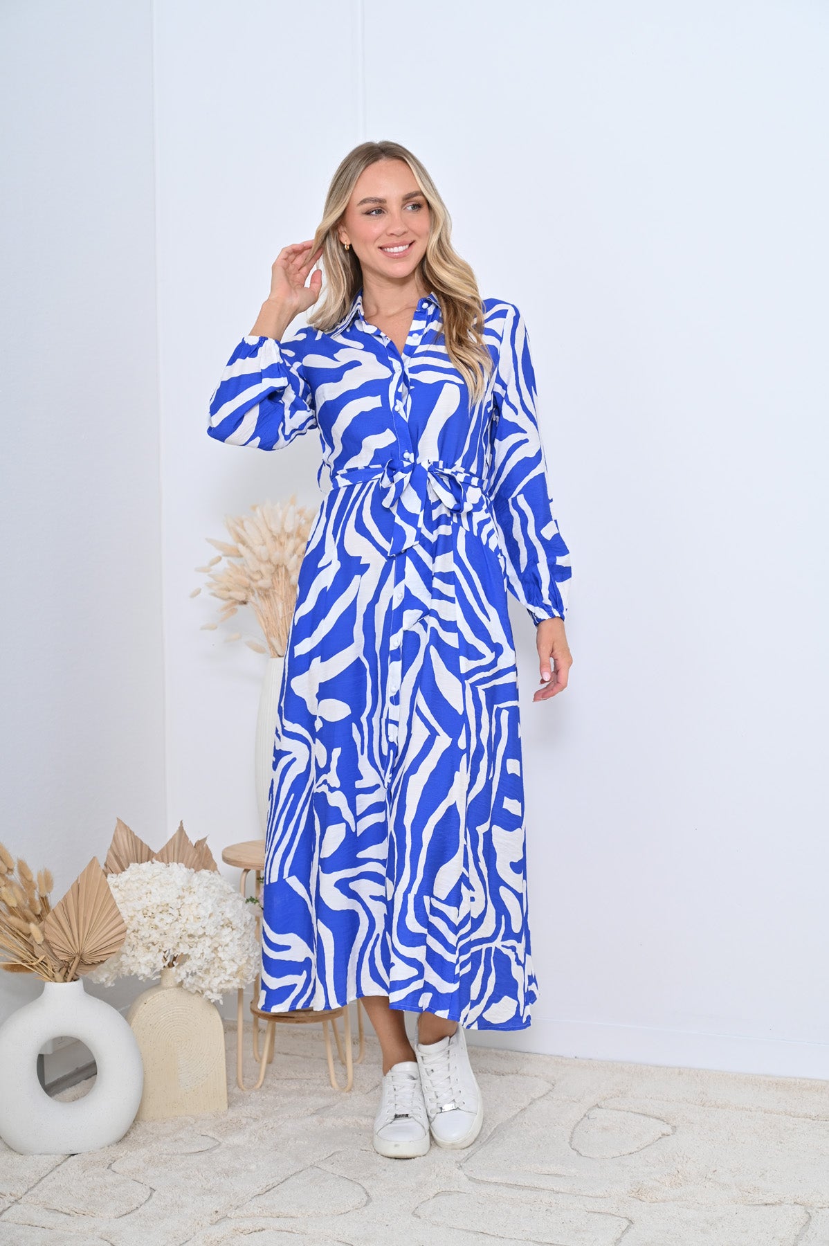 Mable Dress - Blue