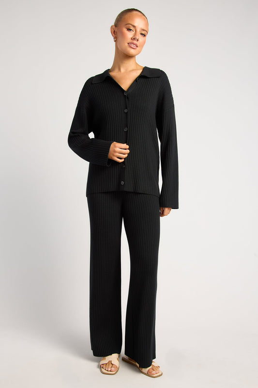 Katy Knit Top - Black