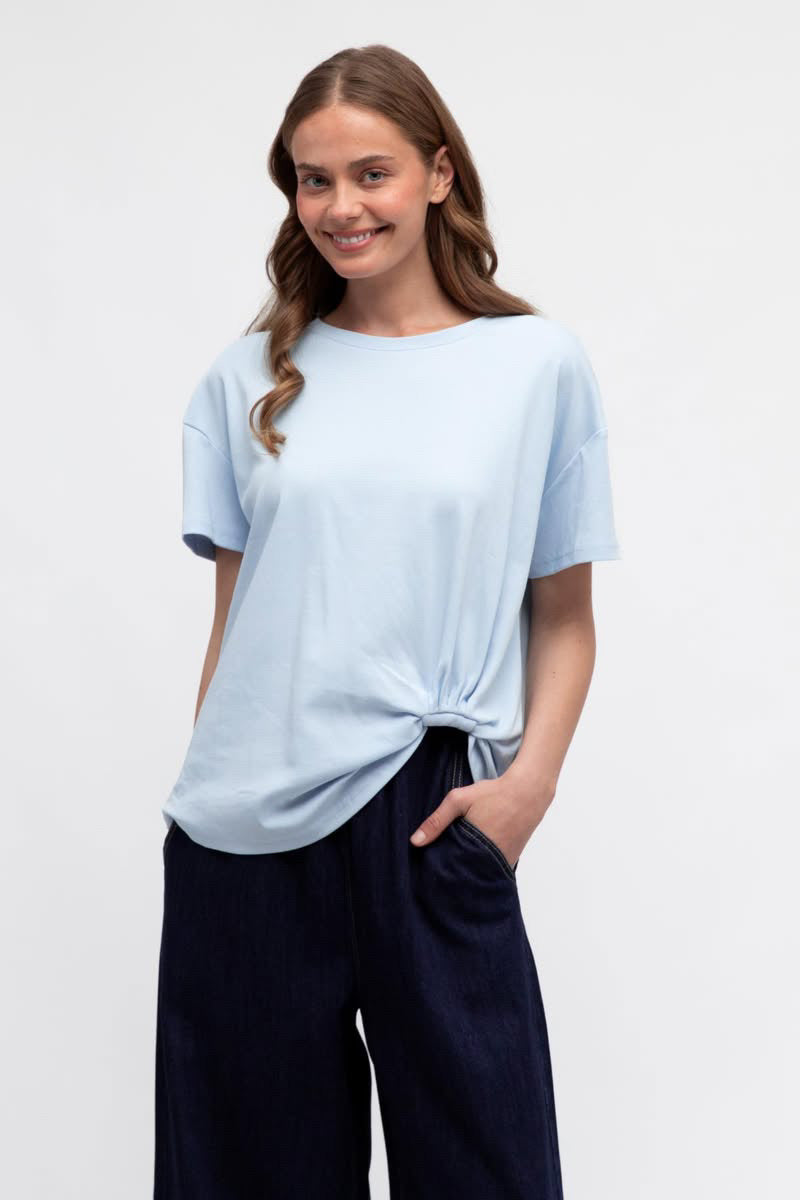 Cansas Easy Tuck Tee - Sky Blue