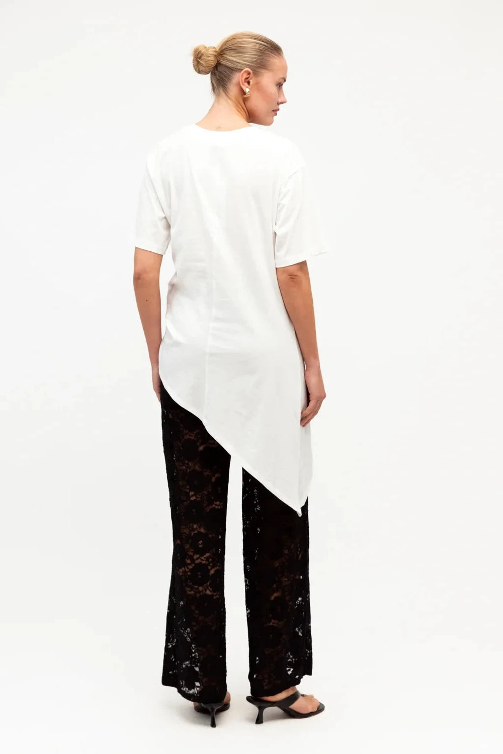 Becker Peplum Top - White
