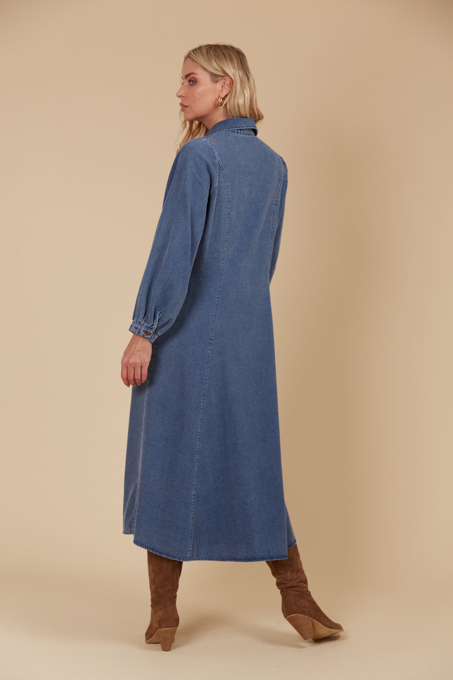 Freya Dress - Denim
