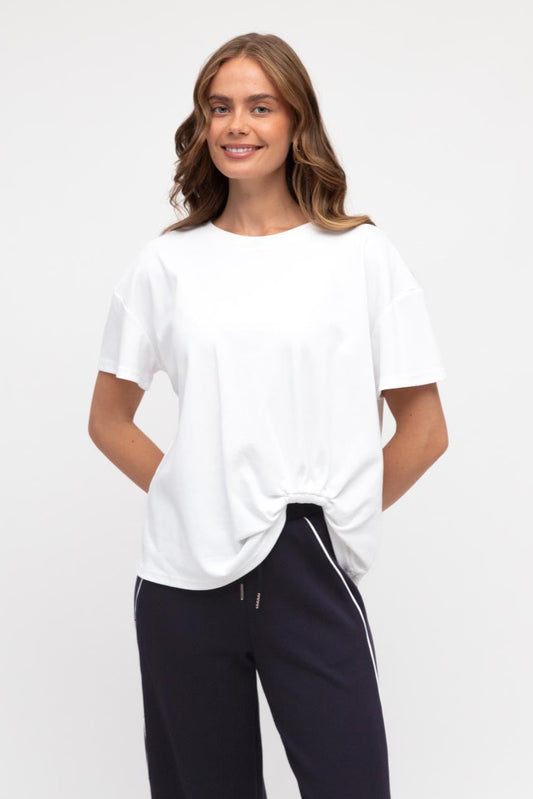 Cansas Easy Tuck Tee - White