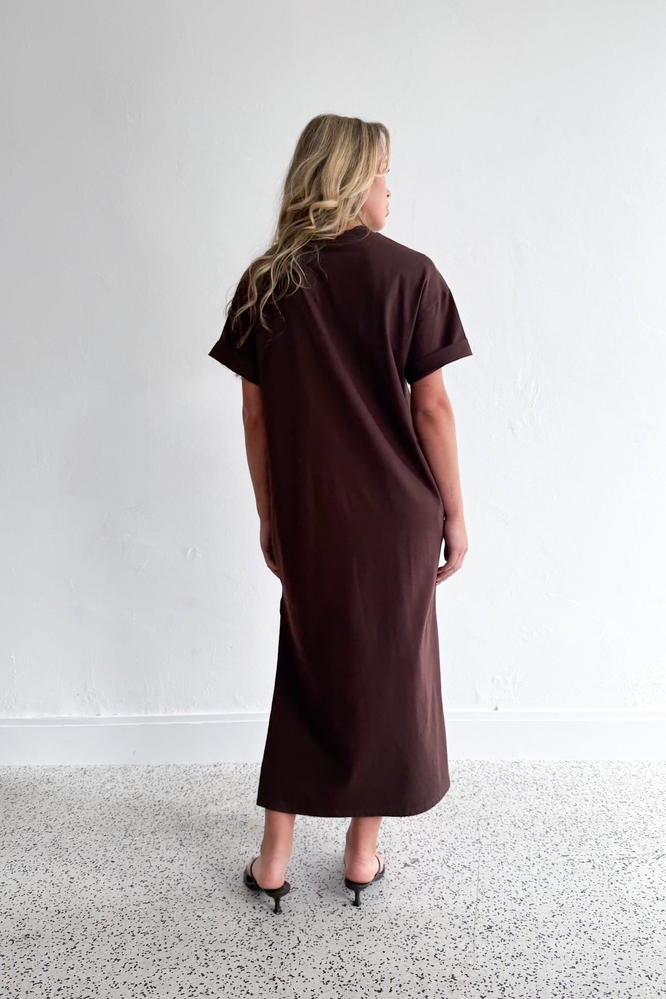 Stella T-shirt Dress - Chocolate