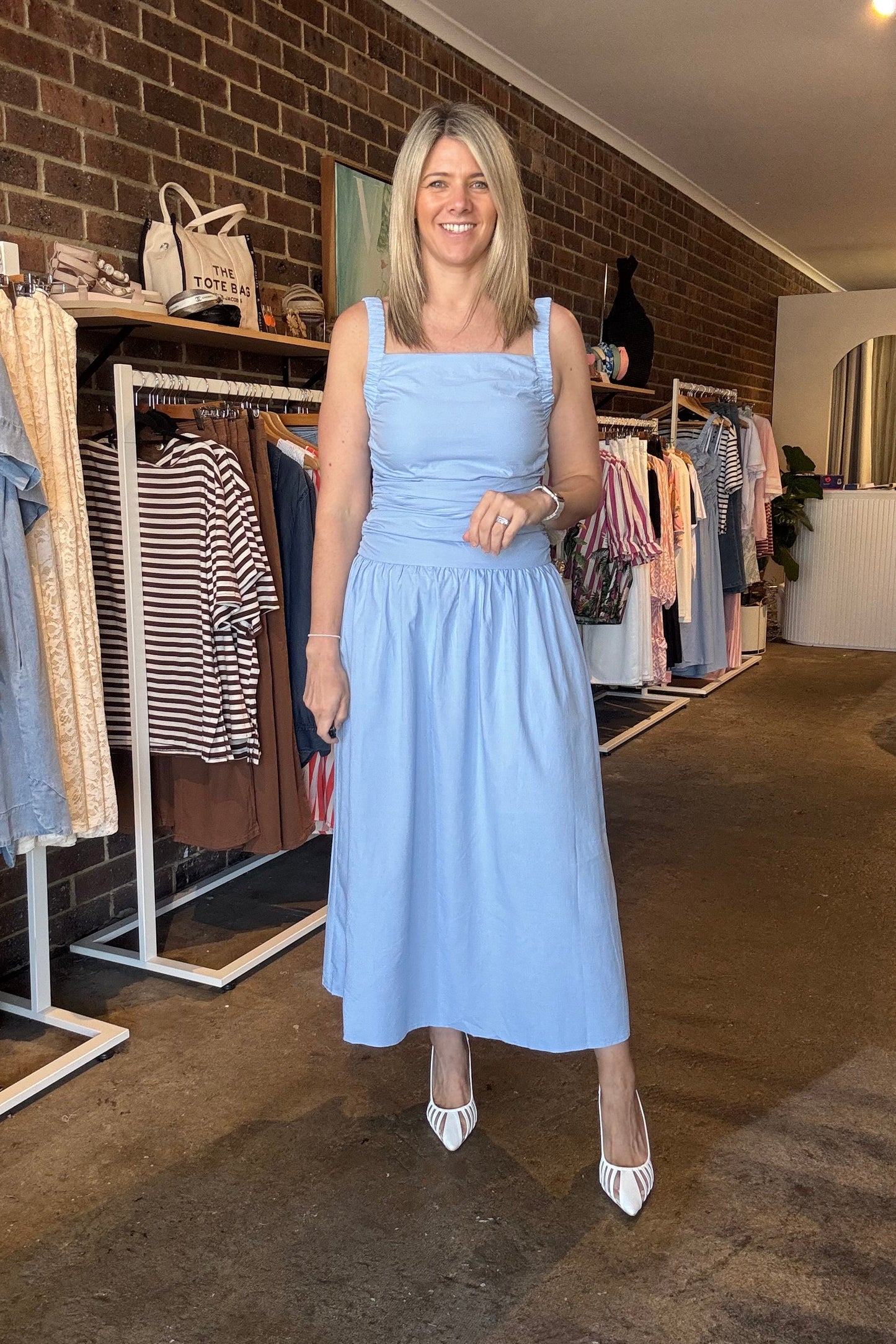 Bonnie Dress - Pale Blue