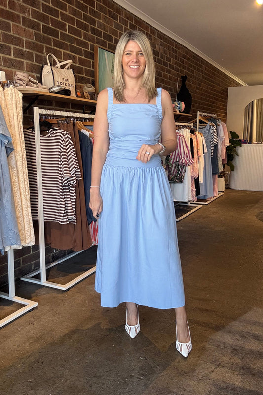 Bonnie Dress - Pale Blue