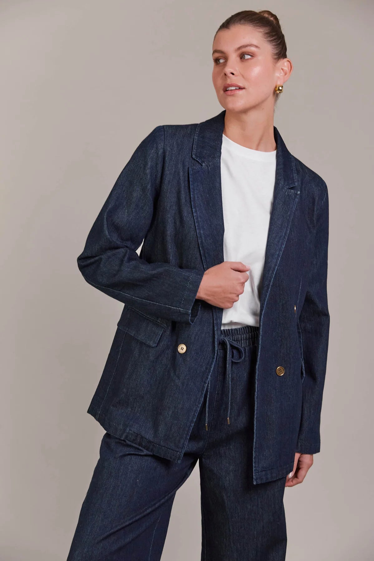 Pepi Denim Blazer - Oxford