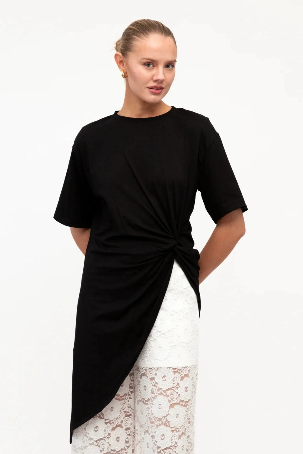 Becker Peplum Top - Black