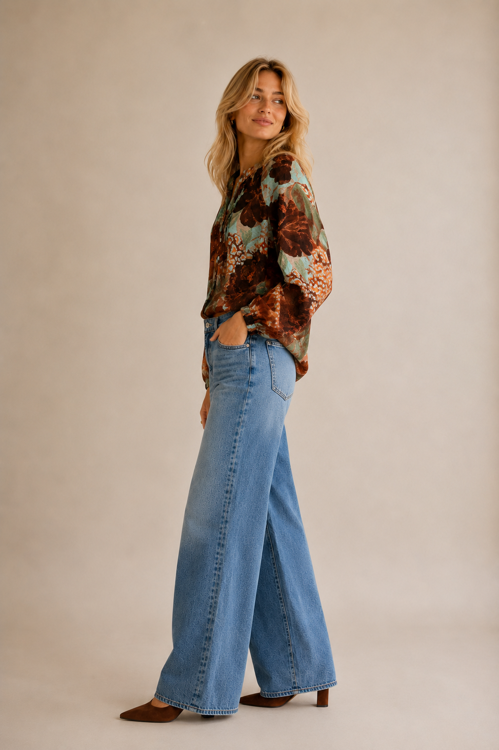 Hazel Print Blouse