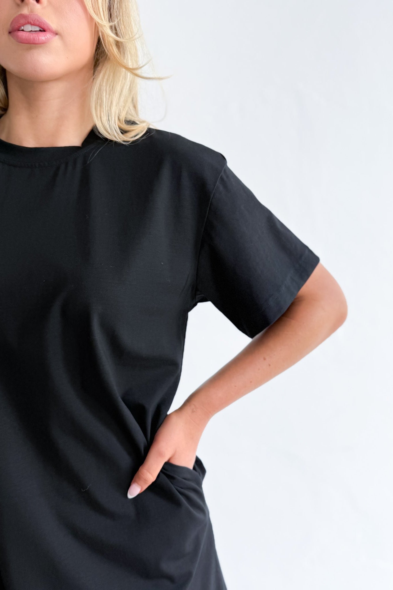 Padova Sheer Dress - Black