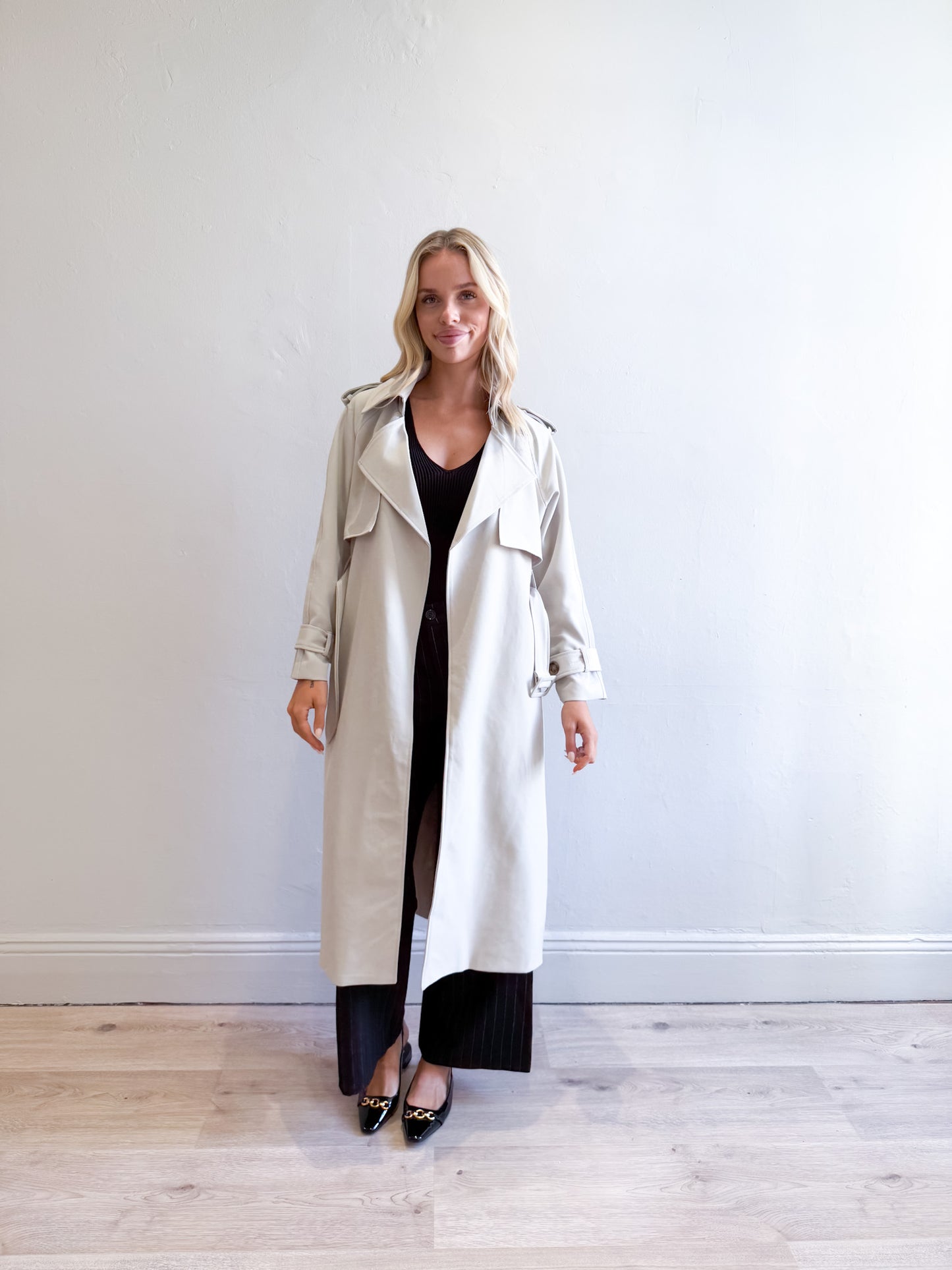 Geri Trench Coat - Natural