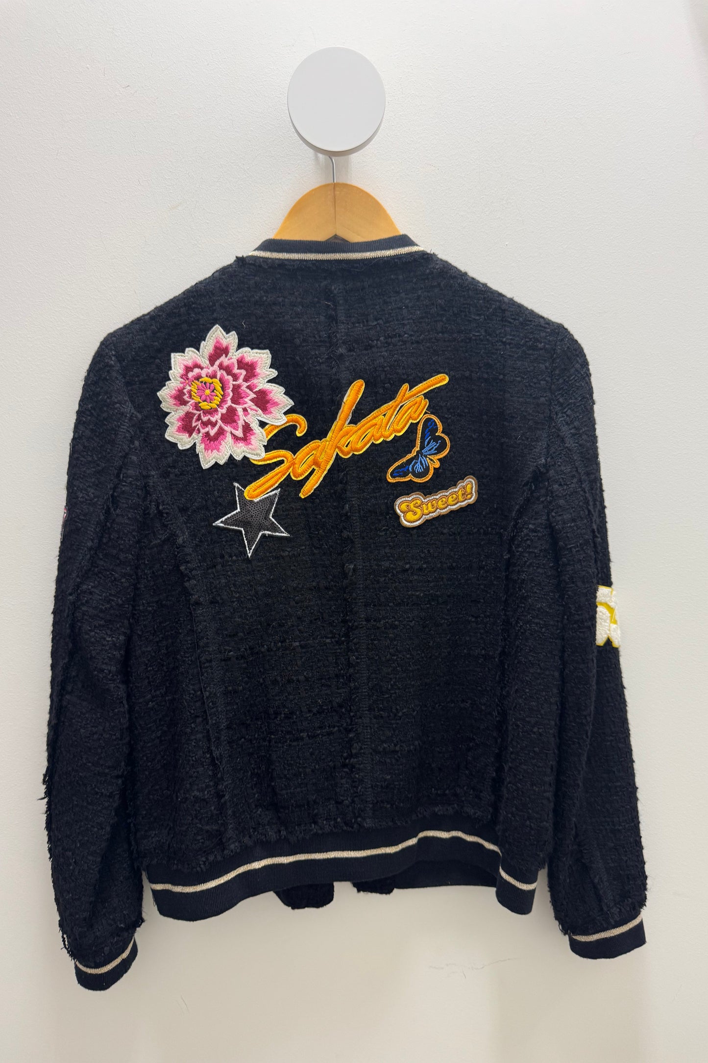 Zara Black Bomber Jacket