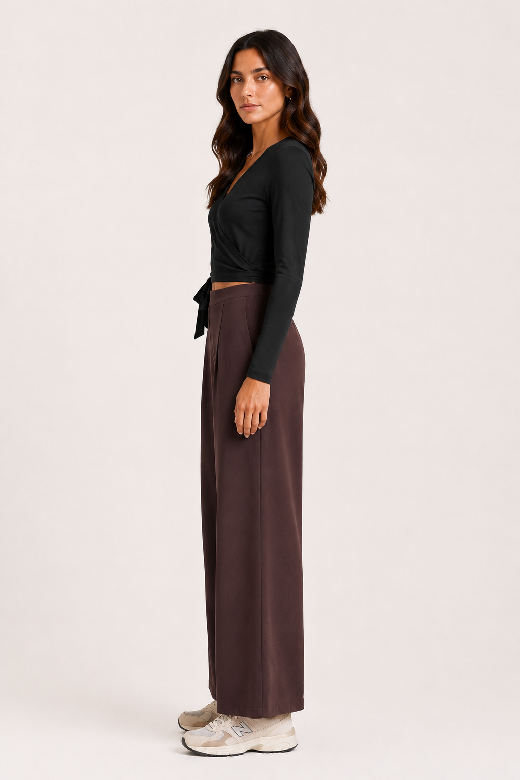 Asti Wrap Top - Black