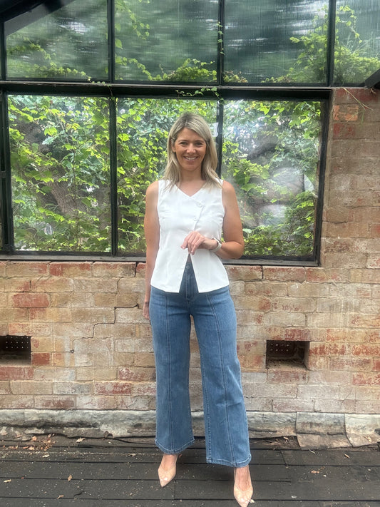 Valentina Denim Jeans - Mid Blue