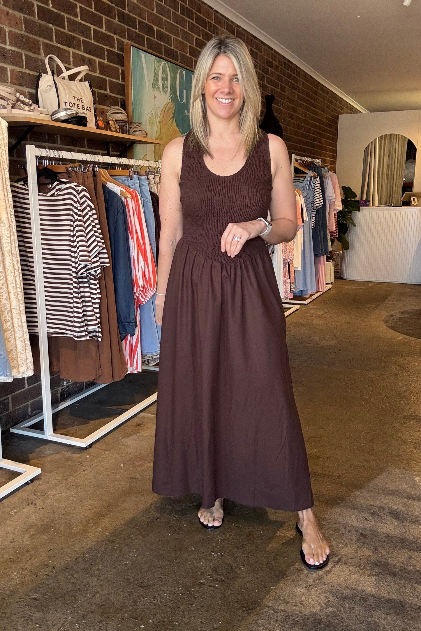 Dasha Dress - Chocolate